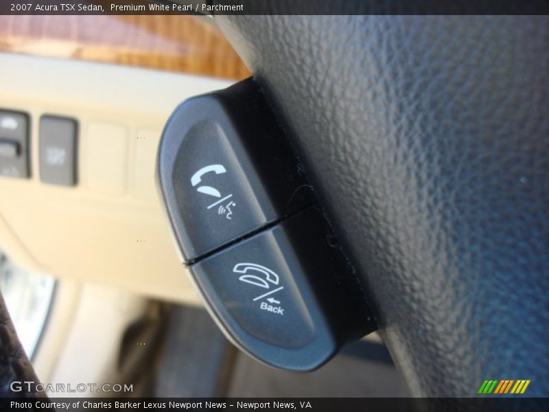 Premium White Pearl / Parchment 2007 Acura TSX Sedan