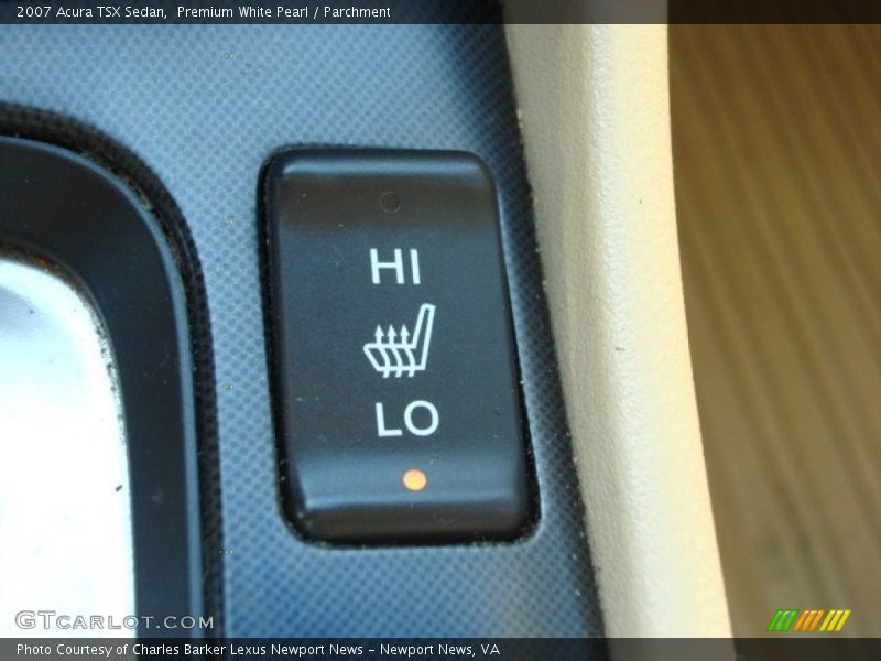Premium White Pearl / Parchment 2007 Acura TSX Sedan