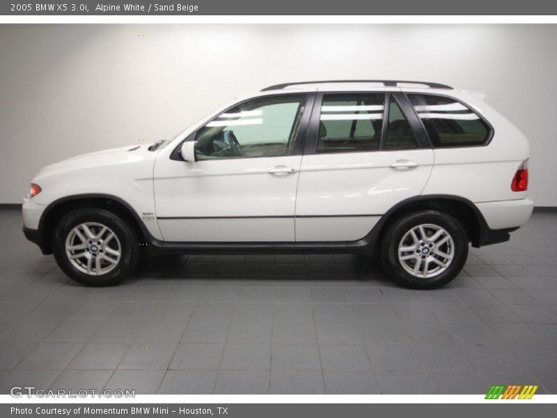 Alpine White / Sand Beige 2005 BMW X5 3.0i