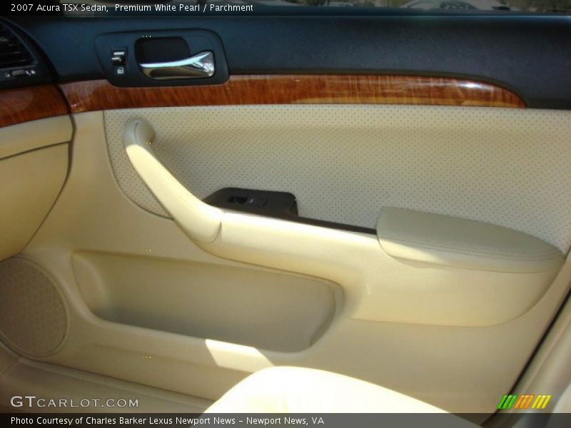 Premium White Pearl / Parchment 2007 Acura TSX Sedan