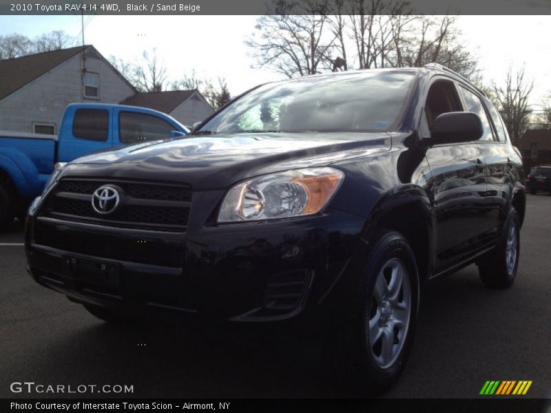 Black / Sand Beige 2010 Toyota RAV4 I4 4WD