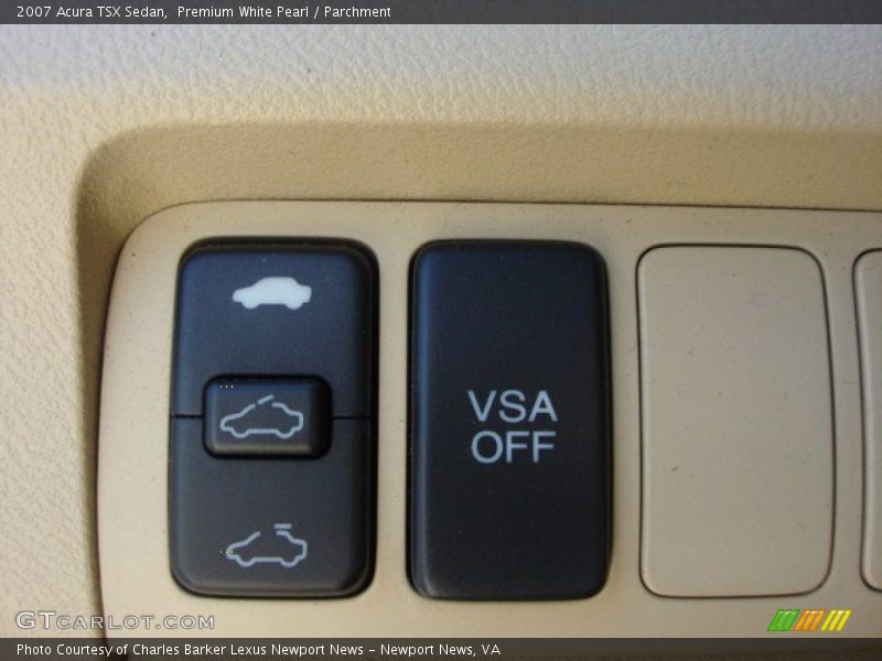 Premium White Pearl / Parchment 2007 Acura TSX Sedan