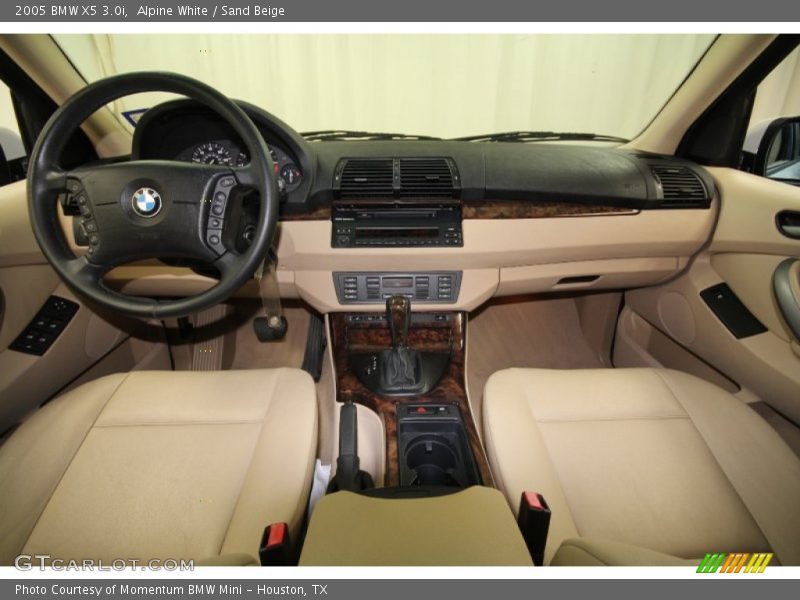 Alpine White / Sand Beige 2005 BMW X5 3.0i