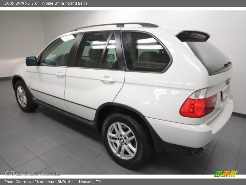 Alpine White / Sand Beige 2005 BMW X5 3.0i
