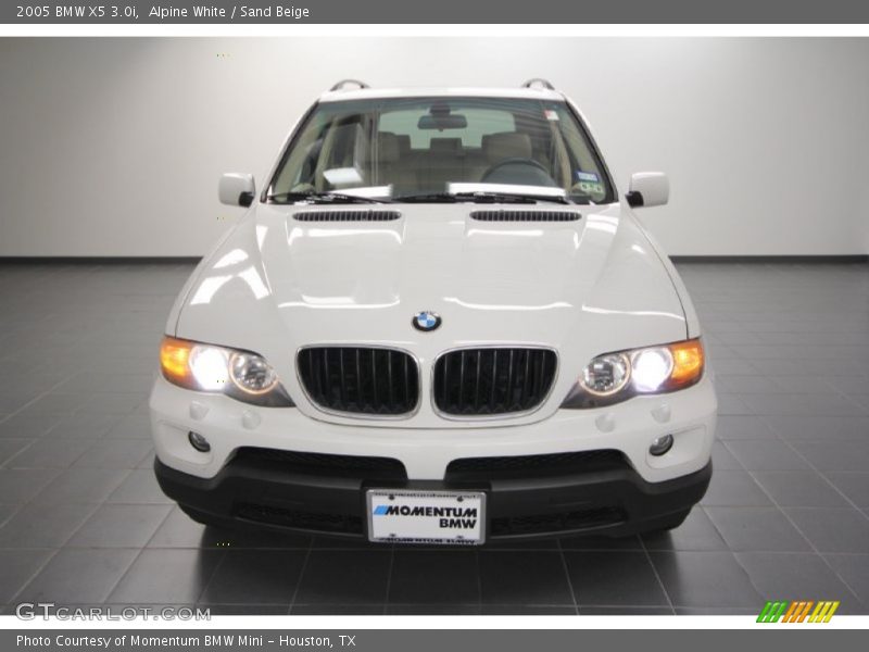 Alpine White / Sand Beige 2005 BMW X5 3.0i