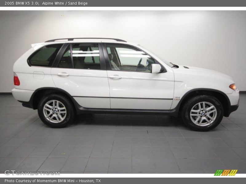 Alpine White / Sand Beige 2005 BMW X5 3.0i