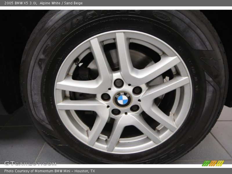 Alpine White / Sand Beige 2005 BMW X5 3.0i