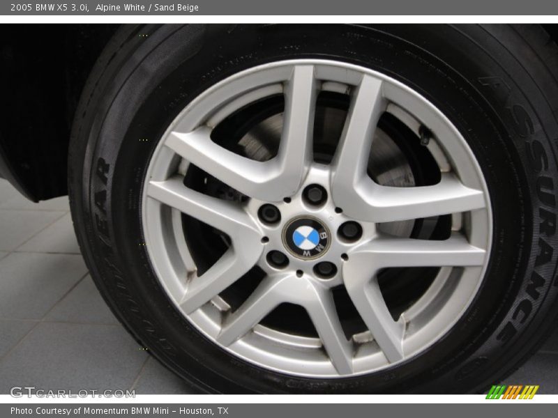 Alpine White / Sand Beige 2005 BMW X5 3.0i