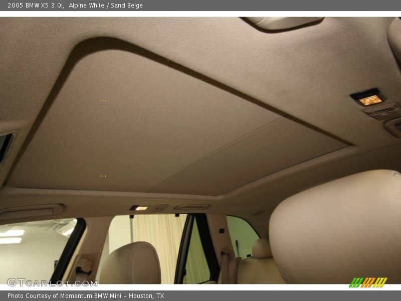 Alpine White / Sand Beige 2005 BMW X5 3.0i