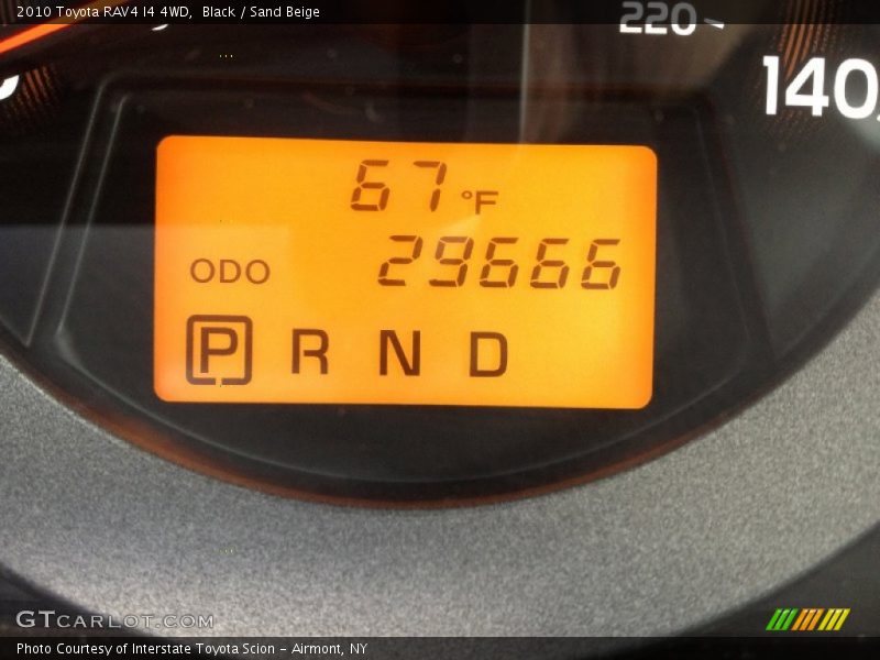 Black / Sand Beige 2010 Toyota RAV4 I4 4WD