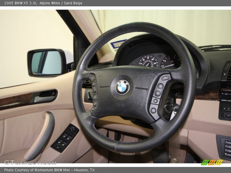 Alpine White / Sand Beige 2005 BMW X5 3.0i