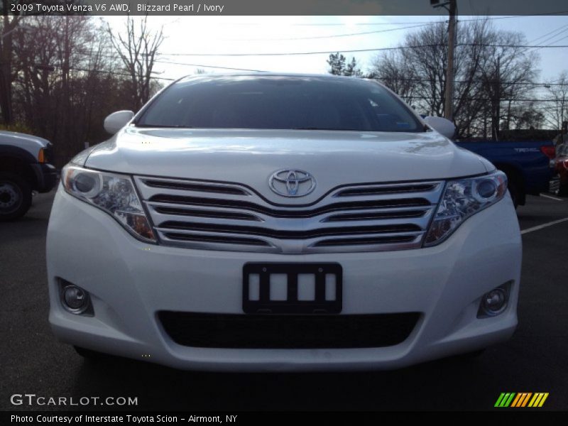 Blizzard Pearl / Ivory 2009 Toyota Venza V6 AWD