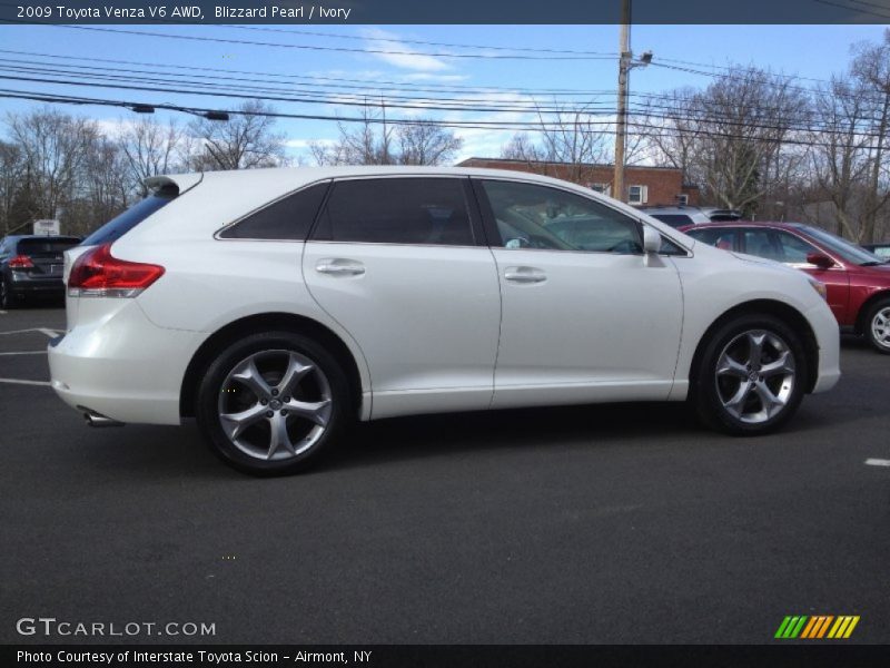 Blizzard Pearl / Ivory 2009 Toyota Venza V6 AWD