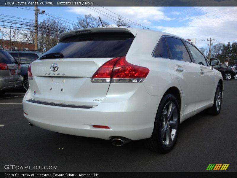 Blizzard Pearl / Ivory 2009 Toyota Venza V6 AWD