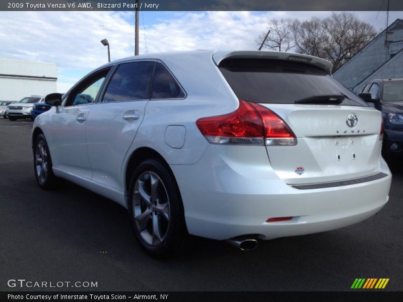 Blizzard Pearl / Ivory 2009 Toyota Venza V6 AWD
