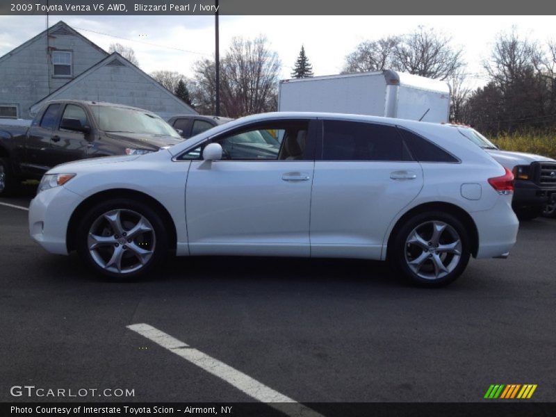 Blizzard Pearl / Ivory 2009 Toyota Venza V6 AWD