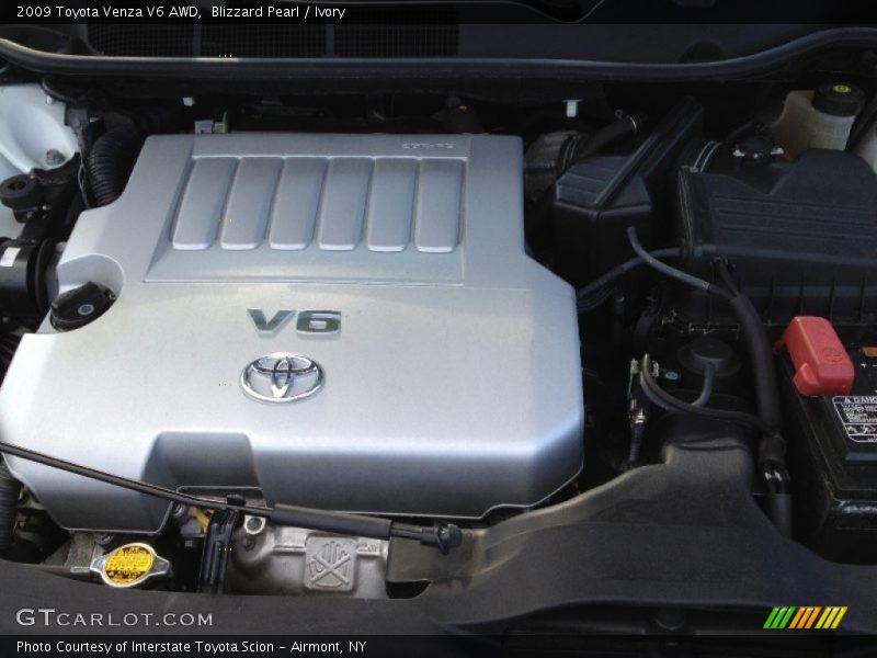 Blizzard Pearl / Ivory 2009 Toyota Venza V6 AWD