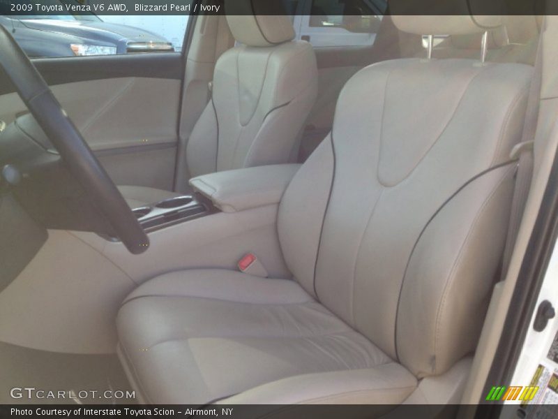 Blizzard Pearl / Ivory 2009 Toyota Venza V6 AWD