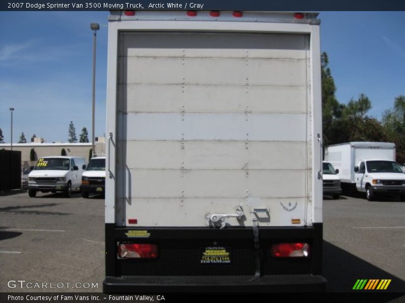 Arctic White / Gray 2007 Dodge Sprinter Van 3500 Moving Truck