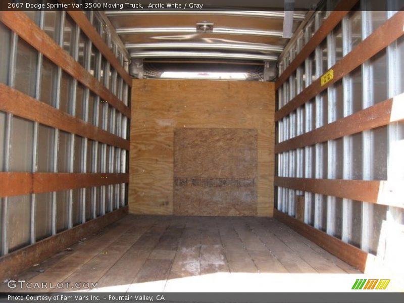 Arctic White / Gray 2007 Dodge Sprinter Van 3500 Moving Truck