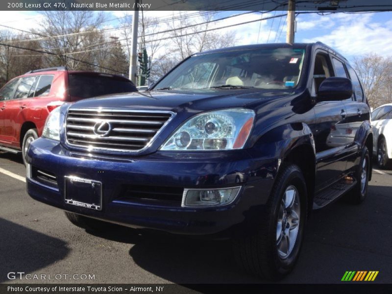 Nautical Blue Metallic / Ivory 2008 Lexus GX 470