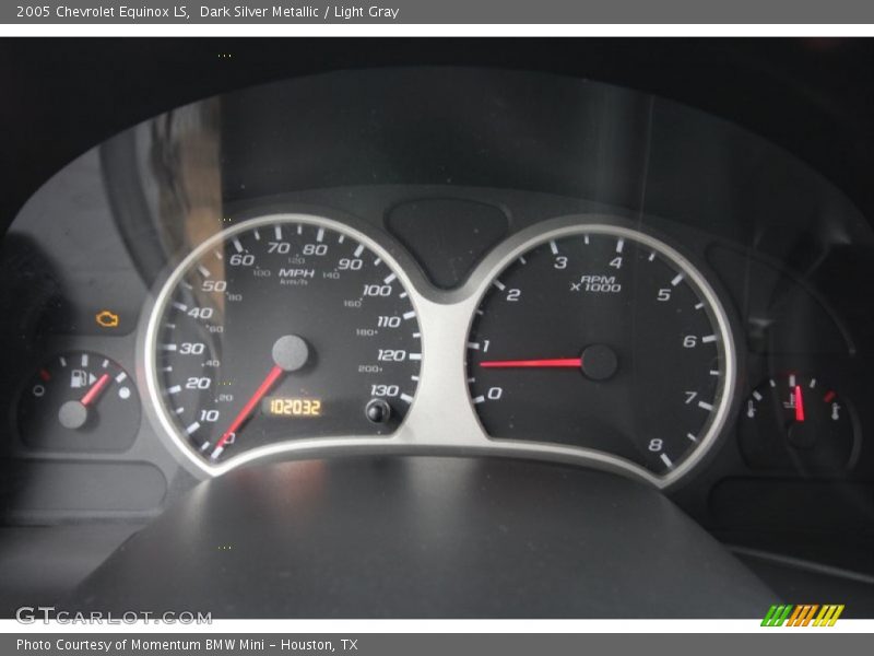 Dark Silver Metallic / Light Gray 2005 Chevrolet Equinox LS