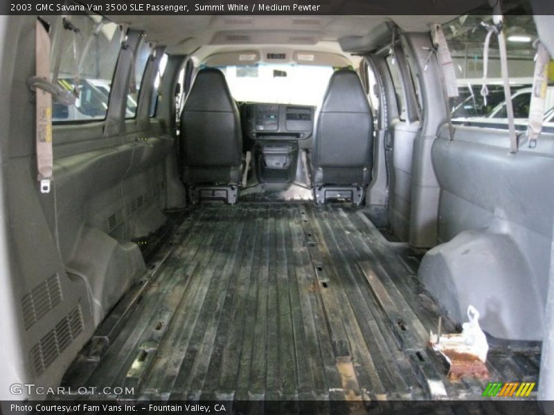 Summit White / Medium Pewter 2003 GMC Savana Van 3500 SLE Passenger