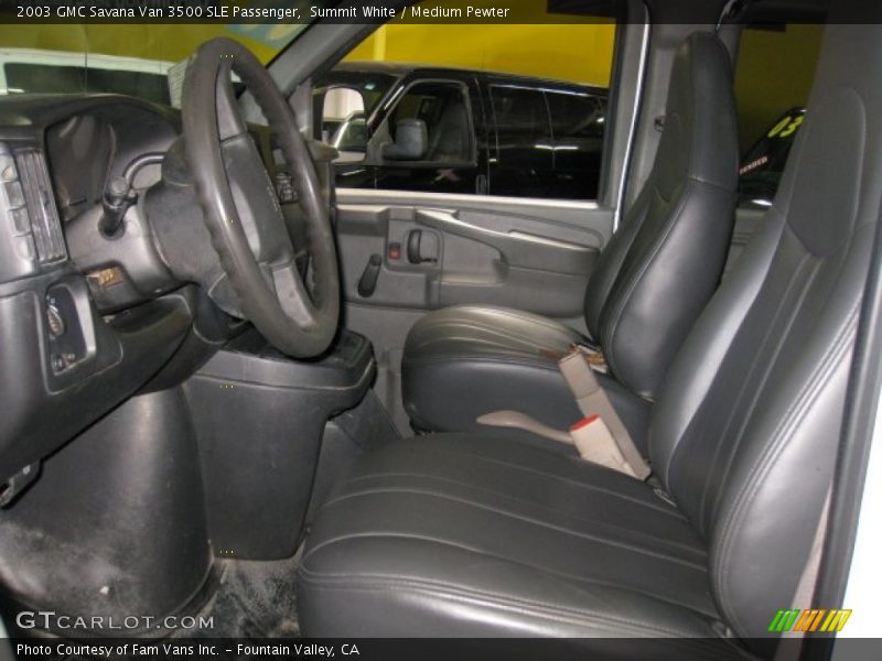 Summit White / Medium Pewter 2003 GMC Savana Van 3500 SLE Passenger