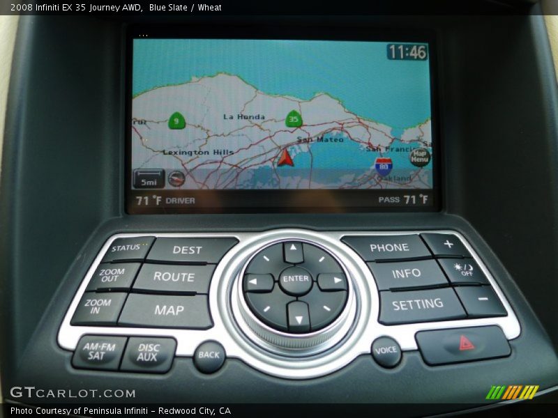 Blue Slate / Wheat 2008 Infiniti EX 35 Journey AWD
