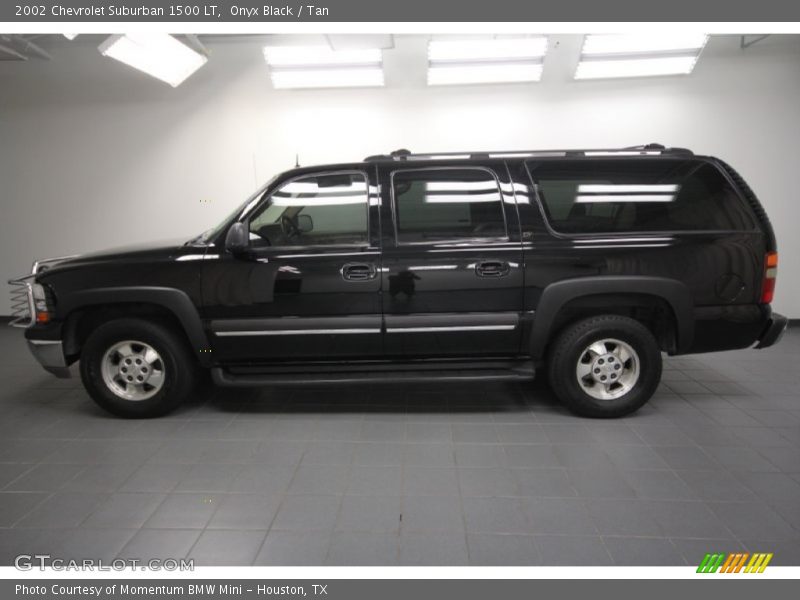 Onyx Black / Tan 2002 Chevrolet Suburban 1500 LT