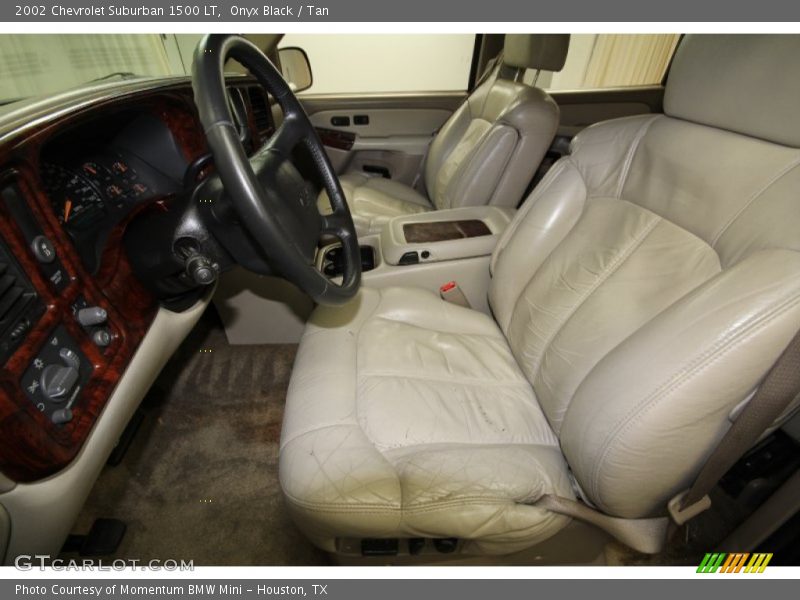 Onyx Black / Tan 2002 Chevrolet Suburban 1500 LT