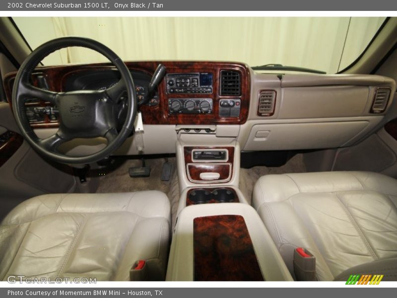Onyx Black / Tan 2002 Chevrolet Suburban 1500 LT