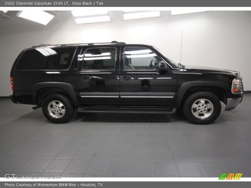 Onyx Black / Tan 2002 Chevrolet Suburban 1500 LT