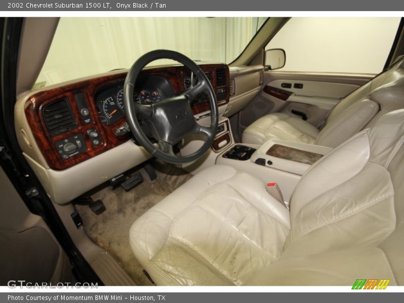 Onyx Black / Tan 2002 Chevrolet Suburban 1500 LT