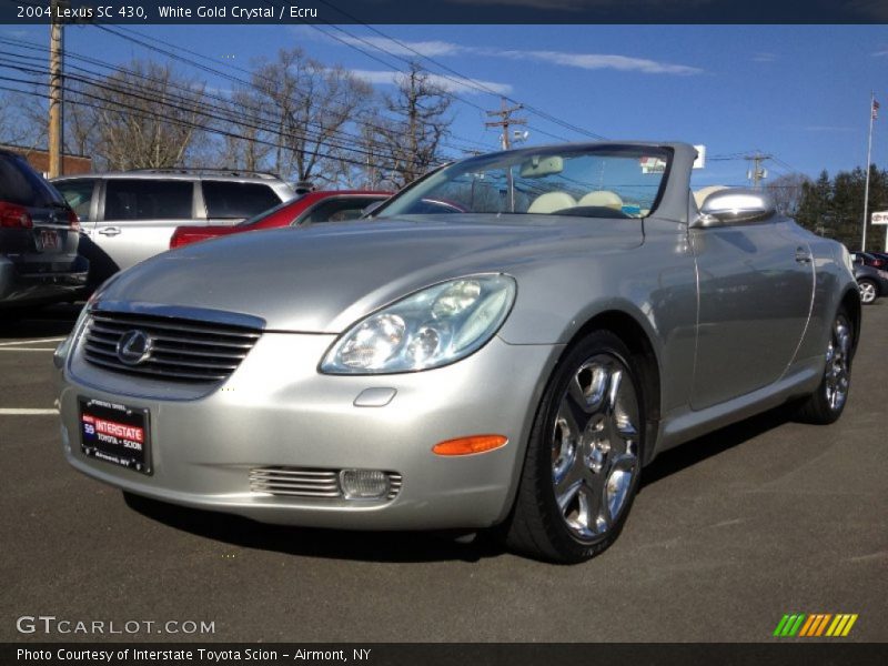 White Gold Crystal / Ecru 2004 Lexus SC 430