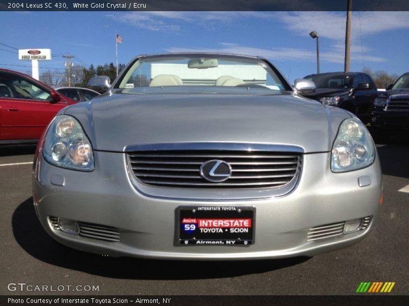 White Gold Crystal / Ecru 2004 Lexus SC 430