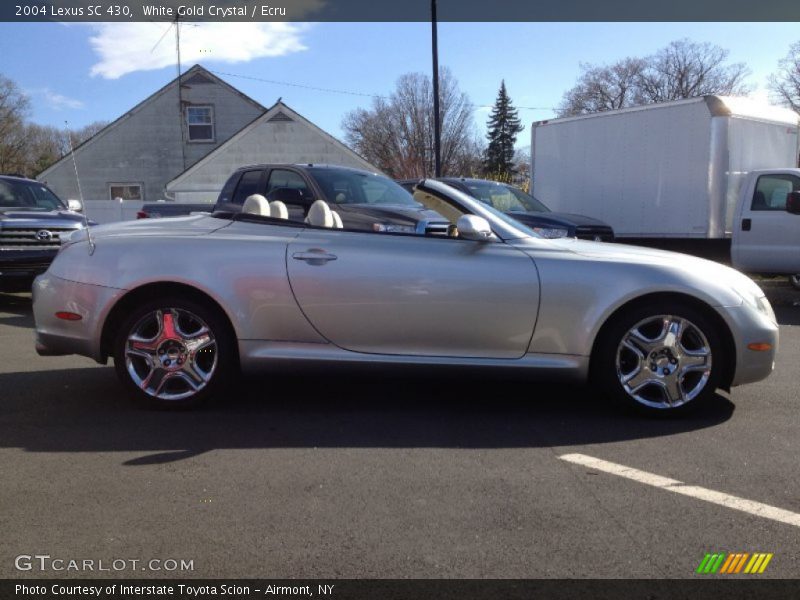 White Gold Crystal / Ecru 2004 Lexus SC 430