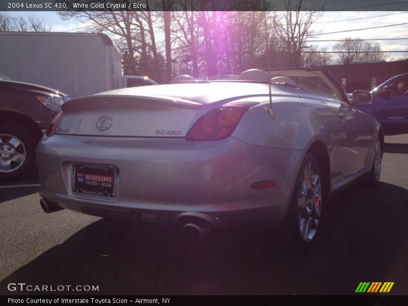White Gold Crystal / Ecru 2004 Lexus SC 430