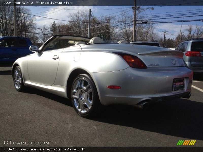 White Gold Crystal / Ecru 2004 Lexus SC 430