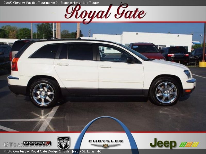 Stone White / Light Taupe 2005 Chrysler Pacifica Touring AWD