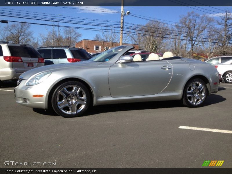 White Gold Crystal / Ecru 2004 Lexus SC 430