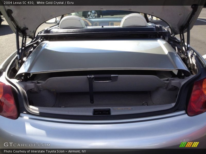 White Gold Crystal / Ecru 2004 Lexus SC 430