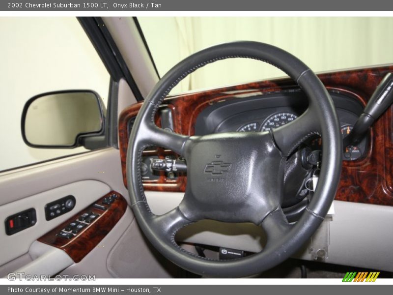 Onyx Black / Tan 2002 Chevrolet Suburban 1500 LT