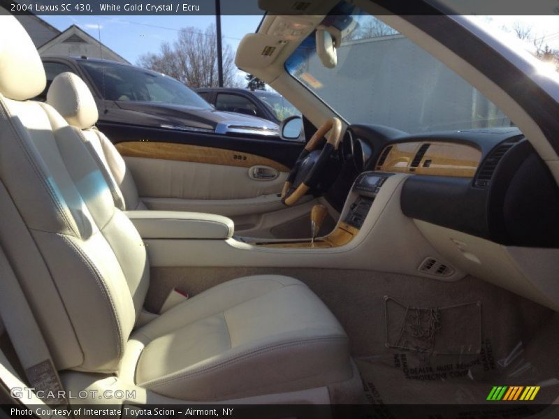 White Gold Crystal / Ecru 2004 Lexus SC 430