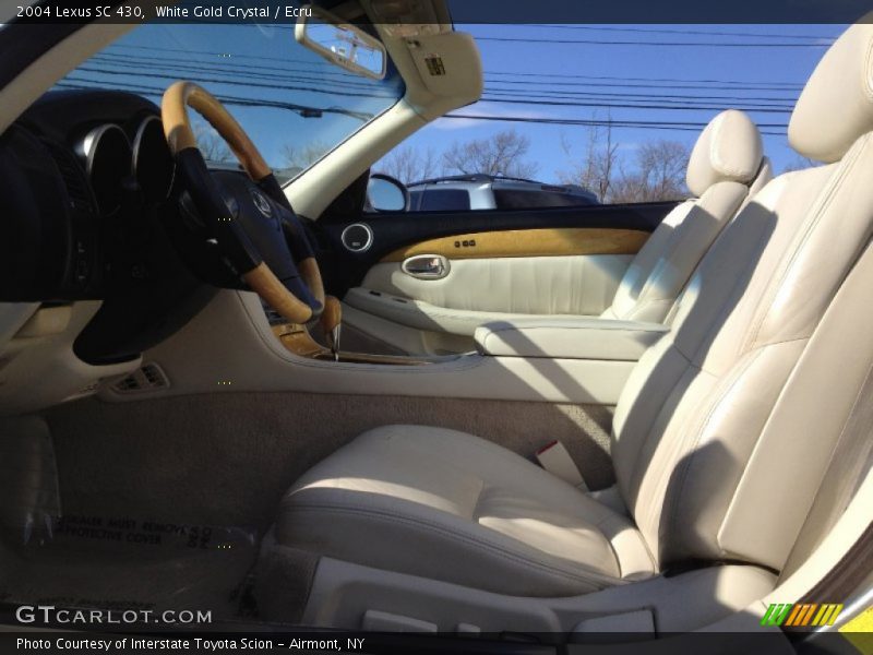 White Gold Crystal / Ecru 2004 Lexus SC 430