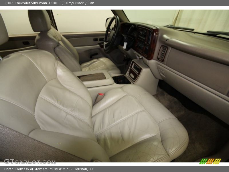 Onyx Black / Tan 2002 Chevrolet Suburban 1500 LT