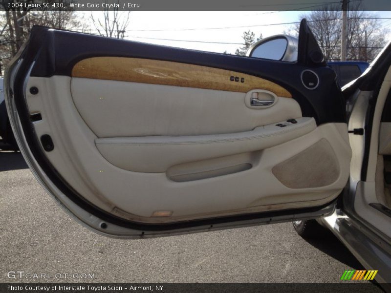White Gold Crystal / Ecru 2004 Lexus SC 430