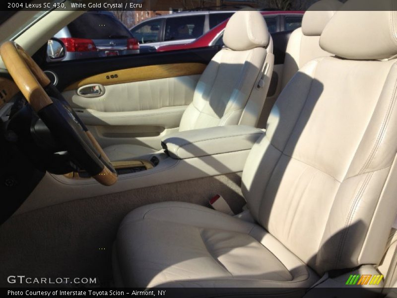 White Gold Crystal / Ecru 2004 Lexus SC 430
