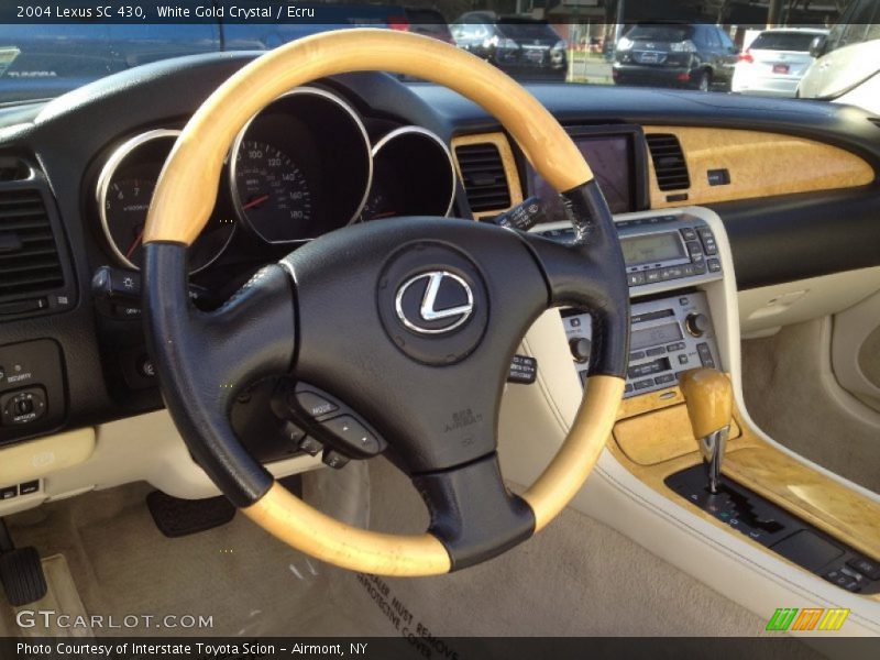White Gold Crystal / Ecru 2004 Lexus SC 430