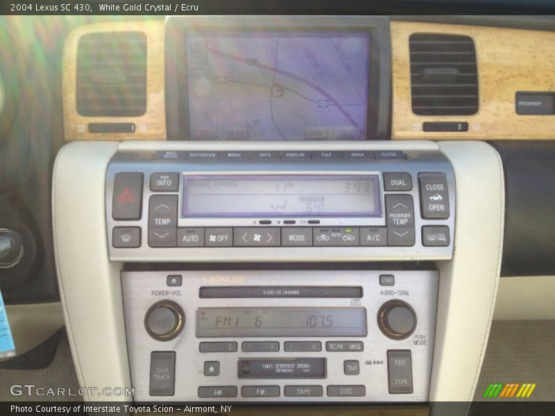 White Gold Crystal / Ecru 2004 Lexus SC 430